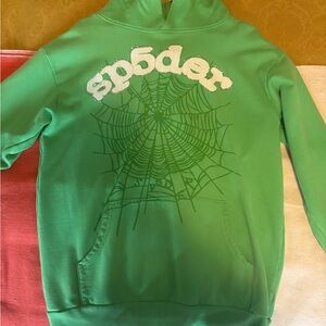 Original Sp5der Green Hoodie